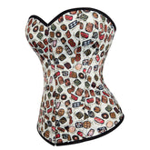 Emily Sweet Candy - Colored Bustier Corset Top with Waist - Cinching and Push - Up for Cosplay - Coscosmos